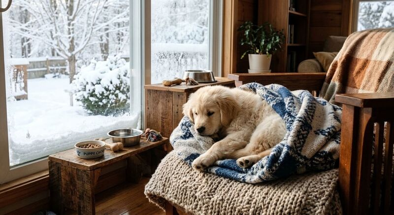How to Care for a Puppy in Winter