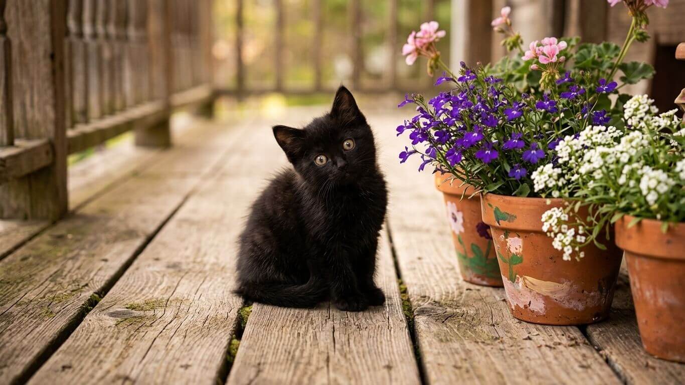 How to Care for a Black Kitten and Help It Settle at Home